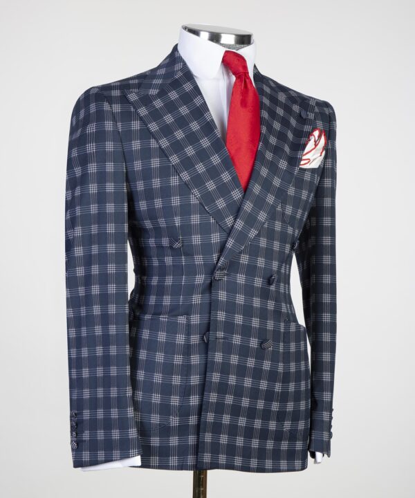 Casual Plaid Suit - Image 2