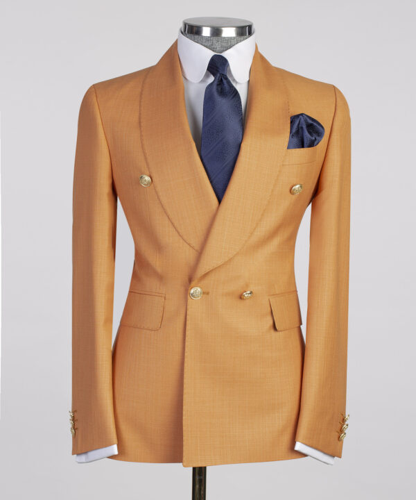 Orange Golden Button