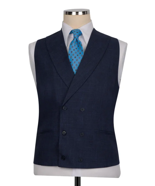 Plaid Classic Vest suit - Image 3