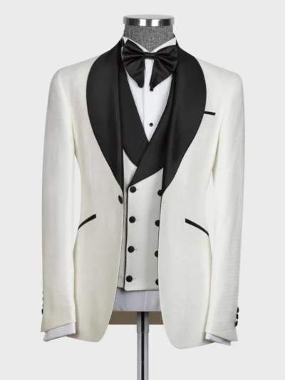 Black Stain Collar Tuxedo