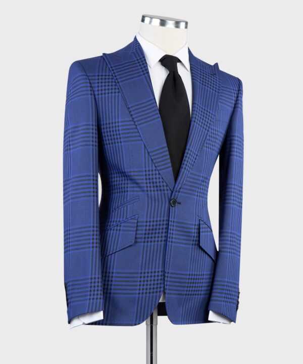 Plaid Casual Suit - Image 2