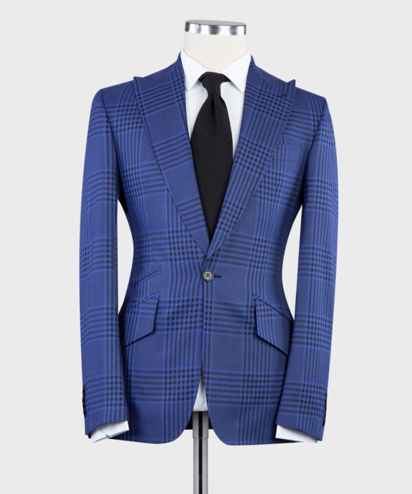 Plaid Casual Suit - Image 3