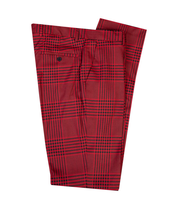 Plaid Casual Suit - Image 4