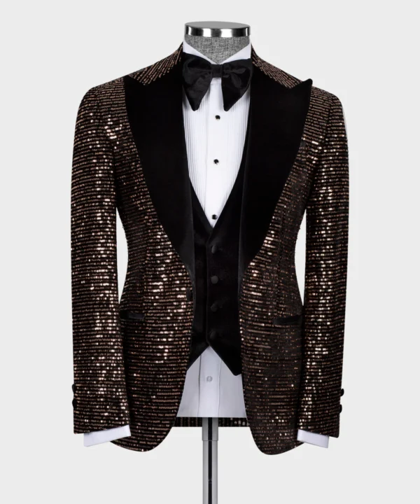 Velvet Tuxedo Copper-Black