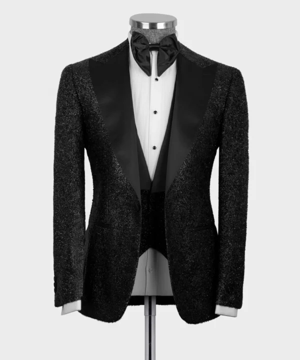 Black Glitter Classic Tuxedo