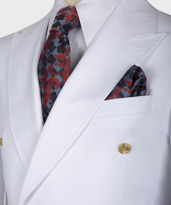 Double Breasted Gold Button Men’s Suit - Image 3