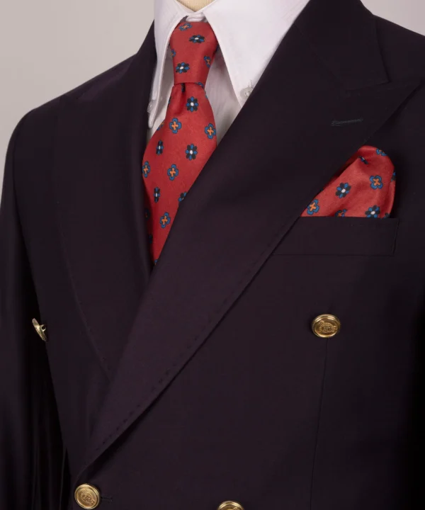 Double Breasted Gold Button Men’s Suit - Image 3