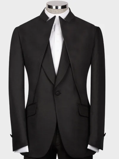 Black Double Collar