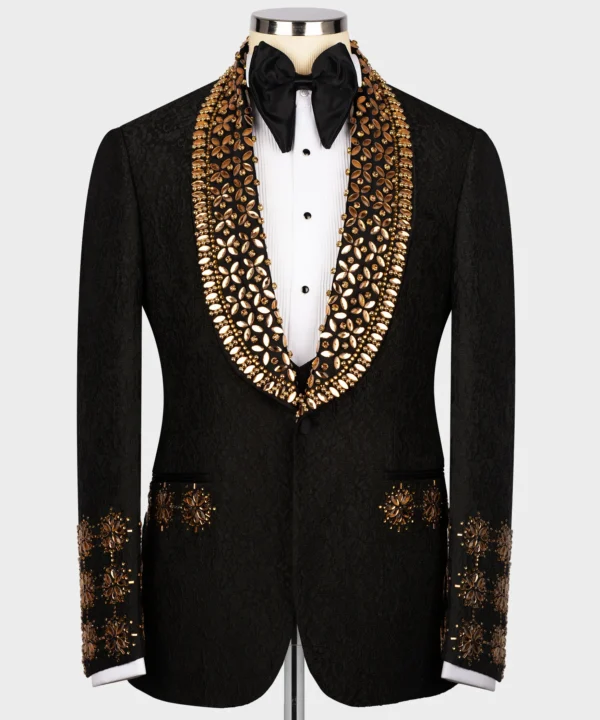 Gold Gem Stone Cream Special Tuxedo