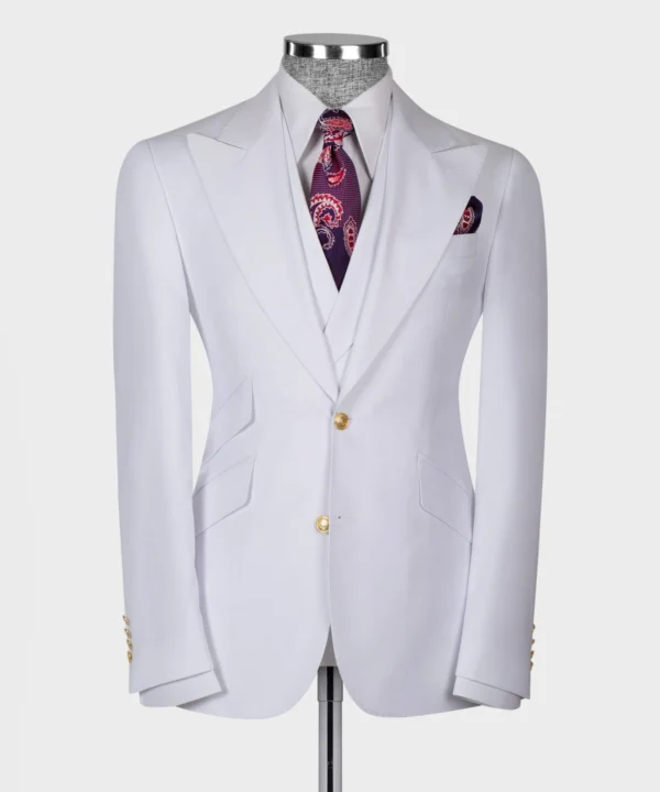 Big Size Suit with Classic Vest - Image 2