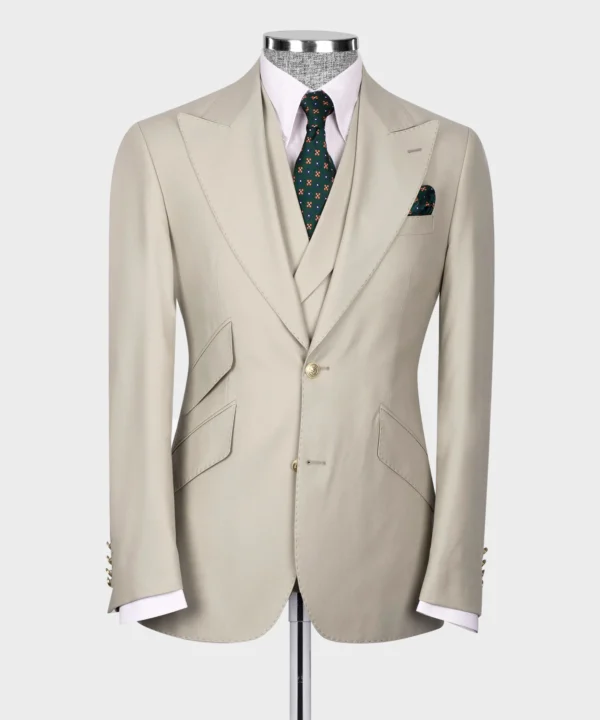 Big Size Suit with Classic Vest - Image 2