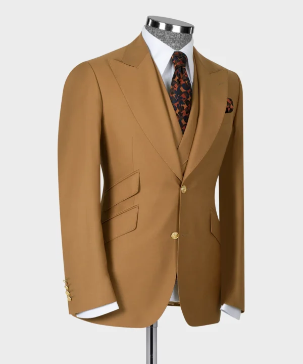 Big Size Suit with Classic Vest - Image 3