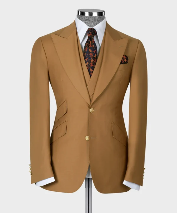 Big Size Suit with Classic Vest - Image 2