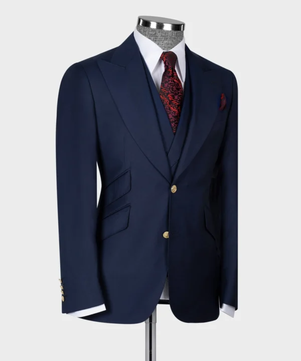 Big Size Suit with Classic Vest - Image 3