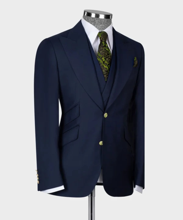 Big Size Suit with Classic Vest - Image 3