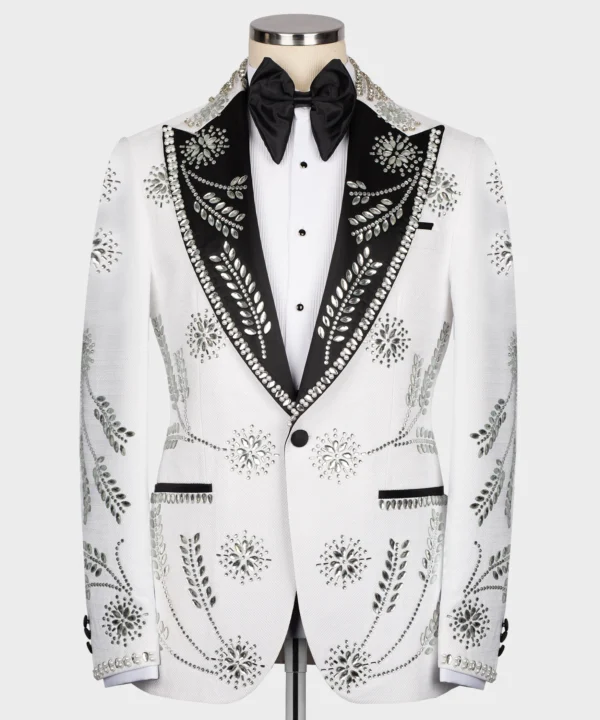 WHITE SİLVER STONE TUXEDOS - Image 2