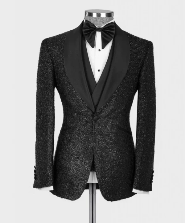 Black Glitter Tuxedos - Image 3