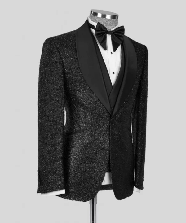 Black Glitter Tuxedos - Image 2