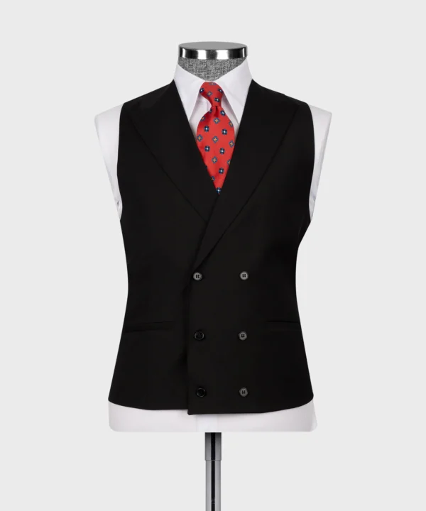 Classic Vest Suit - Black - Image 4