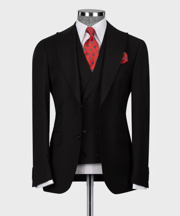 Classic Vest Suit - Black