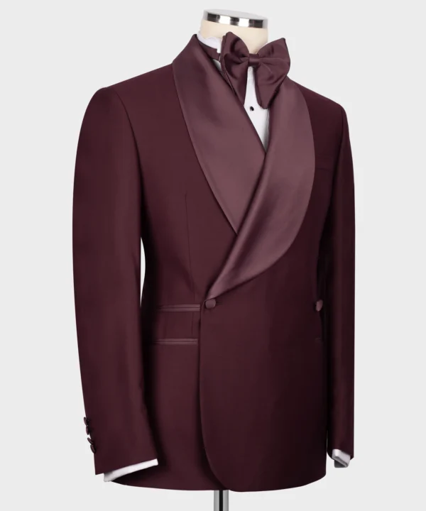 Burgundy Tuxedo - Image 2
