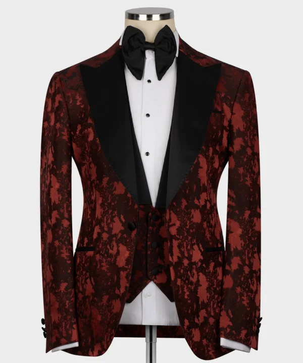 Classic Burgundy Tuxedo