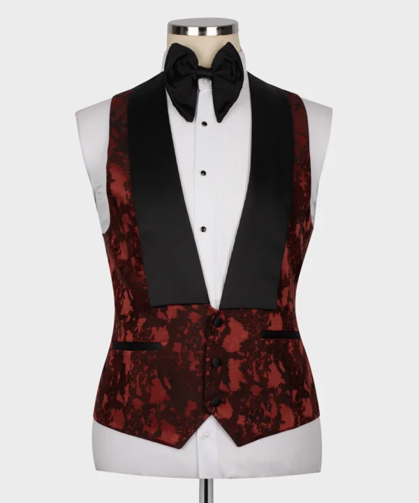 Classic Burgundy Tuxedo - Image 4