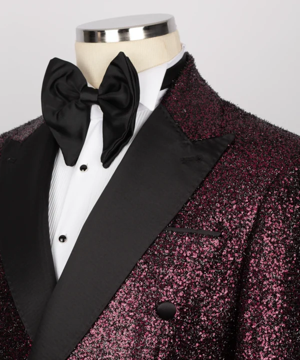 Dark Pink Scally Tuxedo - Image 3