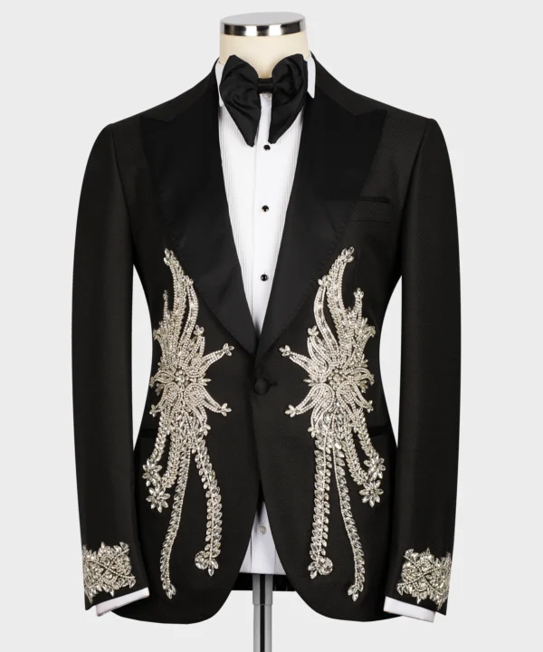 Stone Embroidered Tuxedo