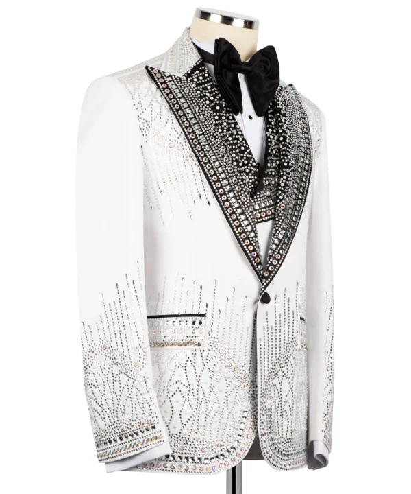 Siver Stone Embroidery Tuxedo - Image 4